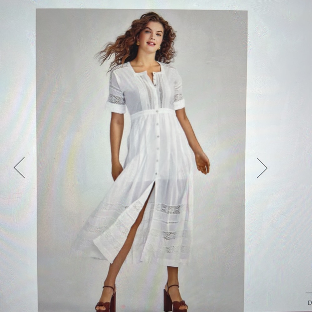 LoveShackFancy white dress since Medium